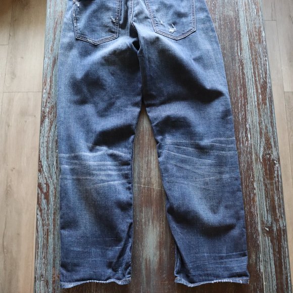 Banana Republic Premium Denim True Boyfriend Distressed Destroyed Jeans 29 - Picture 3 of 4